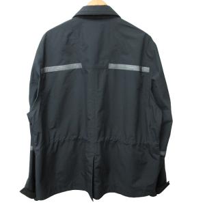 sacai ナイロンテーラードジャケット サイドスリット 変形 L ブラック