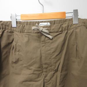 BOTTEGA VENETA 20SS ワークパンツ イージーパンツ 裾サイドボタン 622767VKPB0 イタリア製 ブラウン