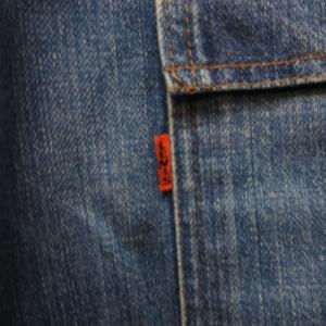 Levi's 70s オリジナル ヴィンテージ ブッシュデニムパンツ BigE オレンジタブ ボタン裏38刻印