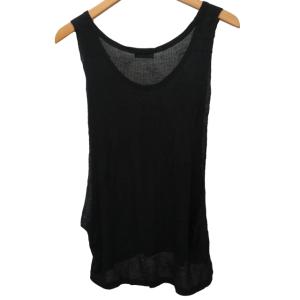 DIOR HOMME エディ期 06SS タンクトップ カットソー シルク混 6EH3076181 黒 ブラック XS 1026 STK