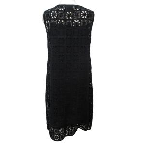 SYBILLA 美品 近年モデル レースワンピース ロングワンピース インナー付 黒 ブラック M 1104