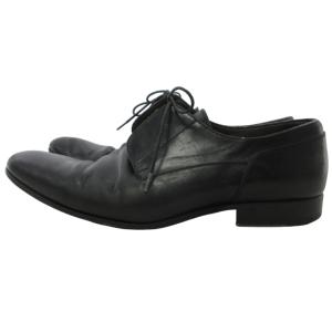 LOUIS VUITTON レザーシューズ ビジネス フォーマル プレーントゥ 外羽根 ブラック 黒 7 約26?p 1122