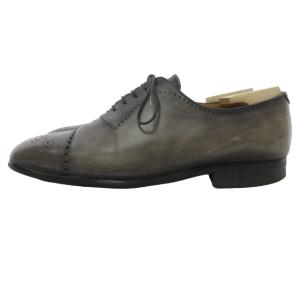 Berluti アレッサンドロ シューズ レザー メダリオンストレートチップ 26.5cm ブラック
