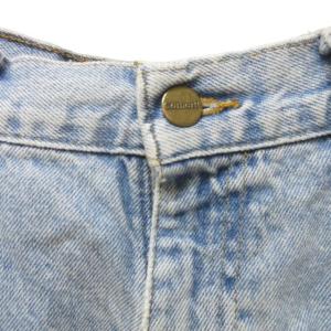 Carhartt 90s リラックスストレートデニムパンツ ジーンズ ワイド ジッパーフライ ライトブルー 38×30 1130