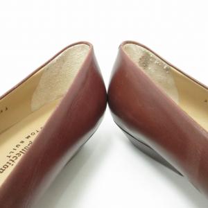 REGAL レザー パンプス バレエシューズ 茶 ブラウン 23.5?p 1213