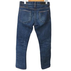 KURO グラファイト デニム ジーンズ  ジーパン 赤耳 ヒゲ ハチノスインディゴブルー 青  29 約Mサイズ 1220 GY26