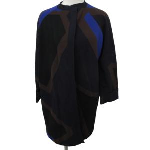 CIVIDINI カーディガン タグ付 44 約XXL ブラック 1222 GY09