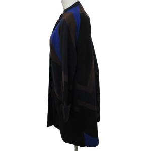 CIVIDINI カーディガン タグ付 44 約XXL ブラック 1222 GY09