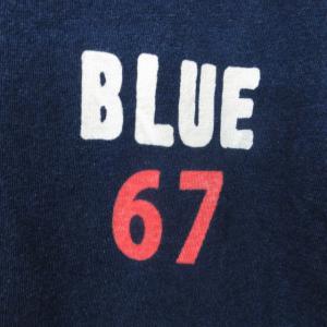 BLUE BLUE JAPAN 美品 17年製 ジャズTシャツ カットソー インディゴ 藍染 ブルー 青 M 1224