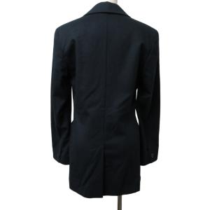 Max Mara 白タグ テーラードジャケット ブレザー ウール 3B ネイビー 紺 38 約Mサイズ 0121 IBO46