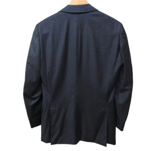 TOMORROWLAND PILGRIM ピルグリム ロロピアーナ地 テーラードジャケット ブレザー ウール サイドベンツ シングル ネイビー 紺 42