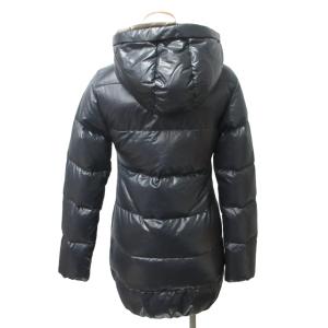 DUVETICA 美品 ティア Thia ダウンコート ジャケット ナイロン ネイビー 紺 38 約Mサイズ 1229 IBO46