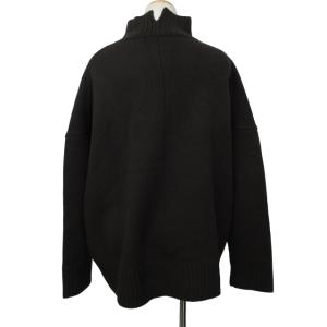 CINOH 19WKN504 ニット セーター ウール オーバーサイズ F ブラック IBO46 0116