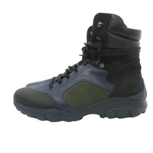 マウンテンブーツ ラバーブーツ ハイカット 素材切替 マルチカラー 9.5 約28cm IBO46 0112