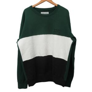 美品 THE GUILTY PARTIES THREE TONE ウォッシュド トレーナー スウェット L グリーン IBO46