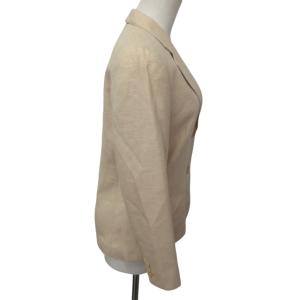 Max Mara 白タグ テーラードジャケット ブレザー カシミア混 2B キャメル色 ベージュ系 40 約Mサイズ 0122 IBO46