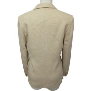 Max Mara 白タグ テーラードジャケット ブレザー カシミア混 2B キャメル色 ベージュ系 40 約Mサイズ 0122 IBO46