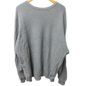BEAMS SSZ 22AW BOTH SIDE KNIT トレーナー スウェット サーマル 長袖 グレー Lサイズ 11-15-0026-156