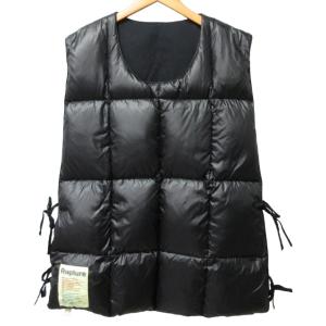 BEAMS SSZ 美品 近年モデル 布団ベスト ダウン リバーシブル プルオーバー ノースリーブ 黒 ブラック F フリーサイズ 0113