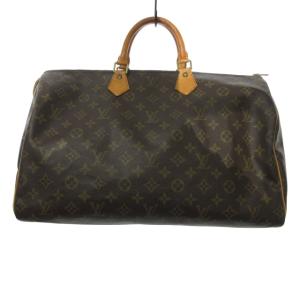 M41522 スピーディ40 ボストンバッグ モノグラム レザー ブラウン 0119 WY