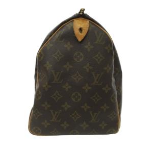 LOUIS VUITTON M41522 スピーディ40 ボストンバッグ モノグラム レザー ブラウン 0119 WY