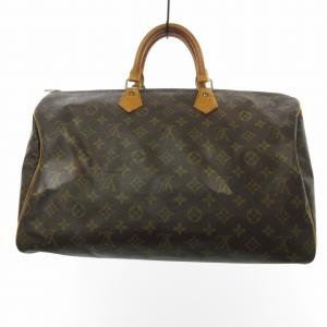 LOUIS VUITTON M41522 スピーディ40 ボストンバッグ モノグラム レザー ブラウン 0119 WY