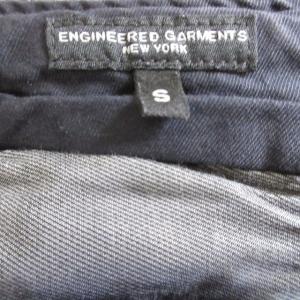 Engineered Garments ×WOOLRICH ヘリンボーン柄パンツ ウール スラックス S グレー 0122