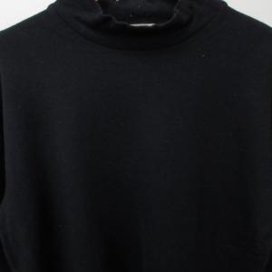 COMME des GARCONS HOMME ヴィンテージ 90s 田中オム AD1990 ウール モックネックセーター ニット 黒 ブラック HT-050160 IBO47