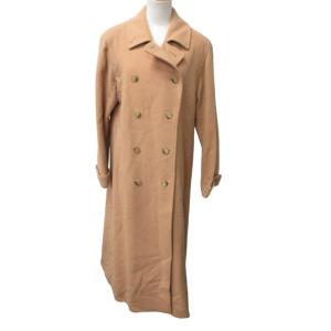 ダブルチェスターコート ジャケット ロング丈 キャメル 茶系 9 約M-Lサイズ 0131 SRG1