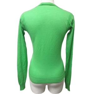 DSQUARED2 カーディガン ジャケット ゴールド金具 カシミヤ 黄緑 グリーン系 Sサイズ 0209 IBO47