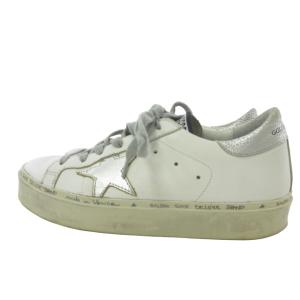 GOLDEN GOOSE HI STAR スニーカー ヴィンテージ加工 レザー 23cm ホワイト
