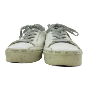 GOLDEN GOOSE HI STAR スニーカー ヴィンテージ加工 レザー 23cm ホワイト