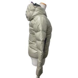 DUVETICA ダウンジャケット ブルゾン フード付き ベージュ 38 Mサイズ 0207 IBO47