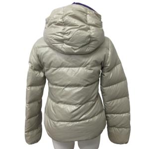 DUVETICA ダウンジャケット ブルゾン フード付き ベージュ 38 Mサイズ 0207 IBO47