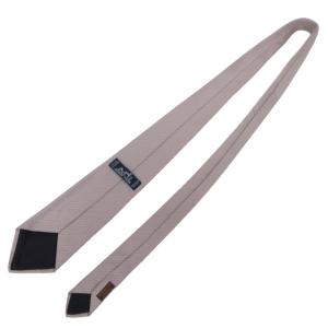 HERMES 美品 ネクタイ 総柄 シルク 758968T フランス製 ピンク系 0214 IBO47