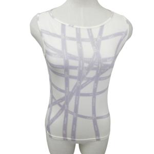 アーカイブ 希少 マルジェラ期 Tシャツ カットソー ボルデュック リボン柄 ホワイト 白 パープル 紫 Sサイズ IBO47