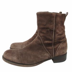 BUTTERO サイドジップブーツ シューズ レザー イタリア製 B1117 茶 ブラウン 43 28?p 0224 IBO47