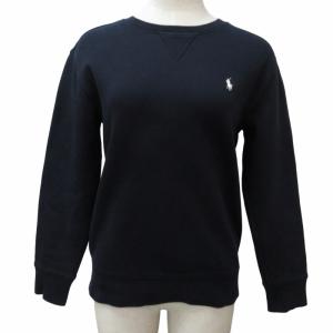 近年モデル スウェット トレーナー カットソー ポニーロゴ 刺繍 ネイビー 紺 Mサイズ 0302