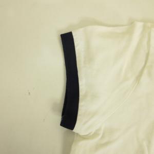 RALPH LAUREN ポロシャツ カットソー 半袖 ポニーロゴ バイカラー ホワイト 白 Mサイズ 0312 IBO48