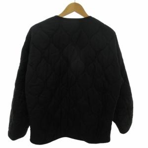 WILDTHINGS 美品 キルティングジャケット 中綿ジャケット プリマロフト ナイロン 黒 ブラック M 0311