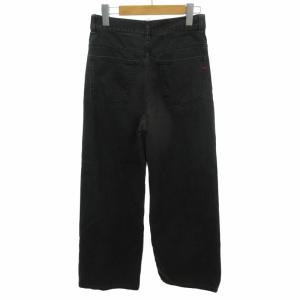 DIESEL LIBRARY 美品 2000 5POCKETS デニムパンツ ジーンズ ストレート コットン 黒 ブラック W27 約M