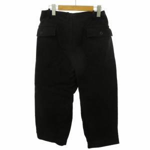 HAVERSACK モールスキンユーティリティパンツ チノパンツ ワイドパンツ ウエストコード ブラック 黒 Mサイズ 0312