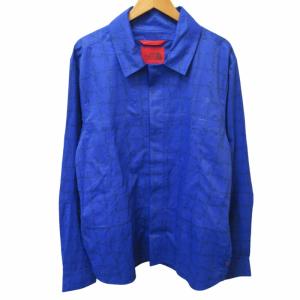 ジャケット ブルゾン ロゴ 青 ブルー XLサイズ 0313