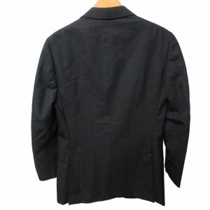 Ermenegildo Zegna シングルスーツ セットアップ ビジネス ジャケット スラックス ストライプ柄 紺 ネイビー 44 約Sサイズ 0323 GY31