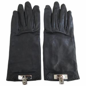 レザーグローブ ケリー金具 6.5号 ブラック