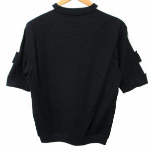 HERMES Hロゴラインスウェットトップ S ブラック