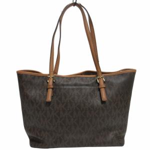 MICHAEL KORS 総ロゴ トートバッグ ハンドバッグ シグネチャー PVC SA-1702 ブラウン 茶系 0511 GY14