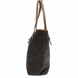 MICHAEL KORS 総ロゴ トートバッグ ハンドバッグ シグネチャー PVC SA-1702 ブラウン 茶系 0511 GY14