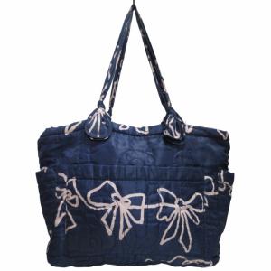 MARC by MARC JACOBS キルティングトートバッグ ハンドバック 総柄 ブルー ピンク  0512 GY14