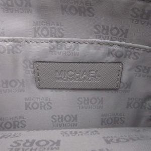 MICHAEL Michael Kors レザーハンドバッグ トートバック シルバーチャーム グレー 0511 GY14